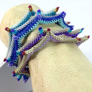 Pastel Goth spike bangle bracelets
